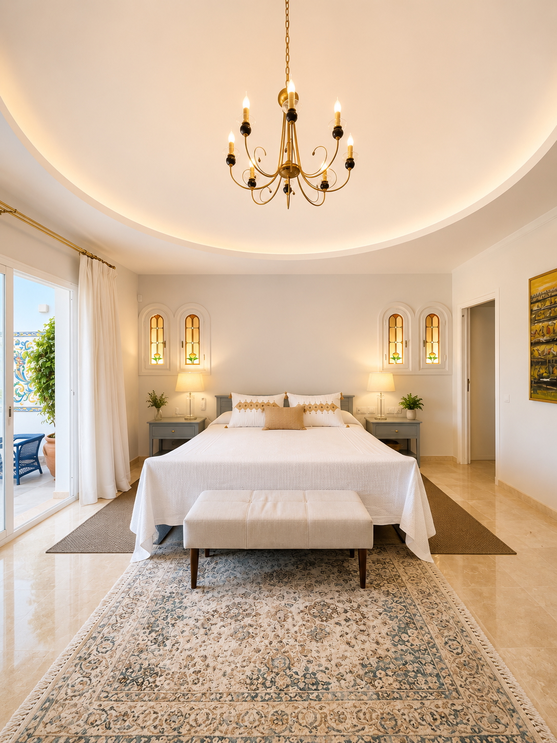 Master bedroom - photography by Catalá Creative