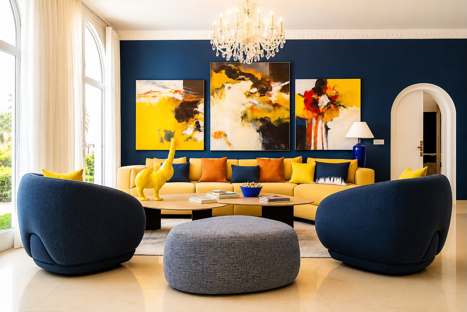 Lounge wide - photography by Catalá Creative